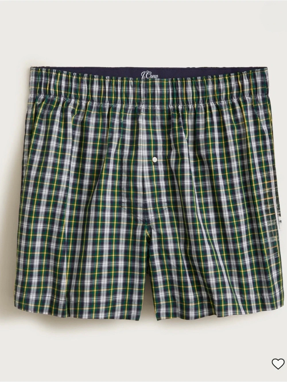 Crew Men’s Patterned Cotton Boxers – Size M
